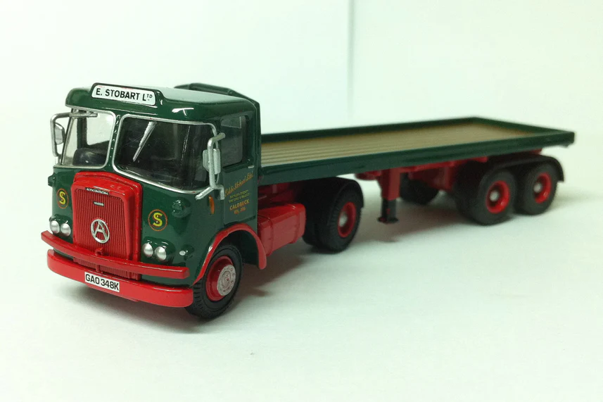 Oxford Diecast 4649103  Eddie Stobart Atkinson Borderer Flatbed