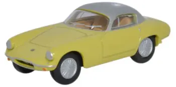 Oxford Diecast 76LTE003  Lotus Elite Sunburst Yellow/Silver