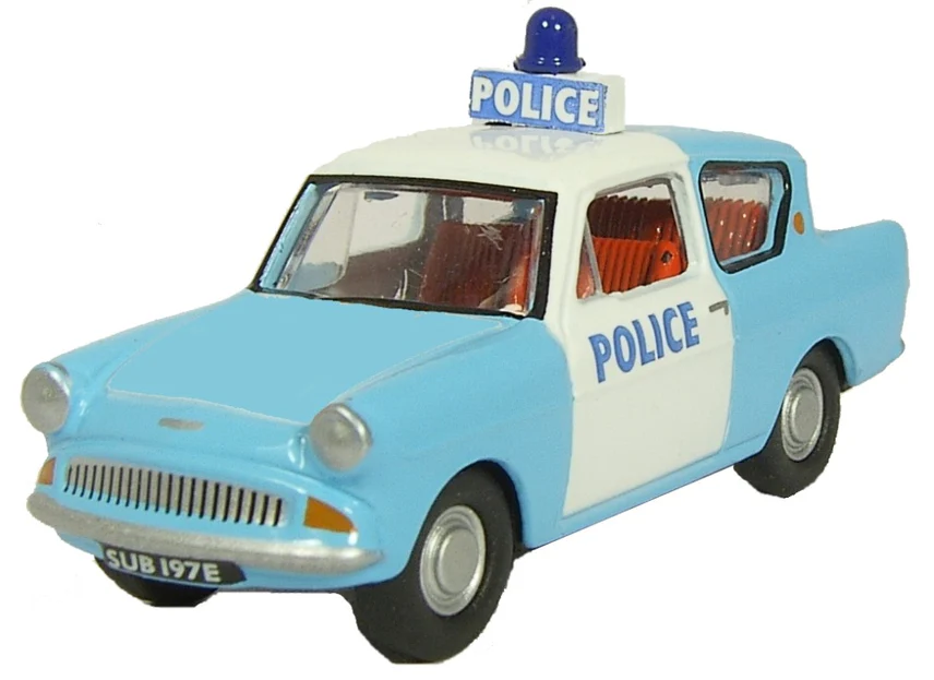 Oxford Diecast 76105003  Ford Anglia Police Panda