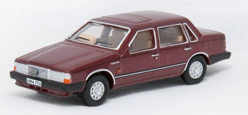 Oxford Diecast 76VO002  Volvo 760 Red Wood Metallic