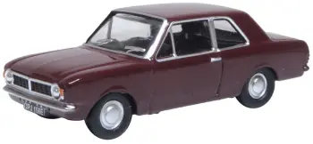 Oxford Diecast 76COR2010  Ford Cortina MKII Black Cherry