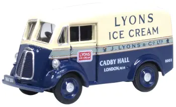 Oxford Diecast 76MJ013  Morris J Van Lyons Ice Cream