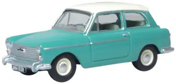 Oxford Diecast 76AA008  Austin A40 MKII Fern Green & Snowberry White