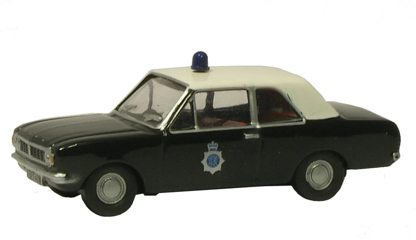 Oxford Diecast 76COR2005  Burmuda Police Ford Cortina MkII