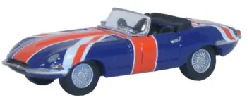 Oxford Diecast 76ETYP005  Jaguar E Type Union Flag