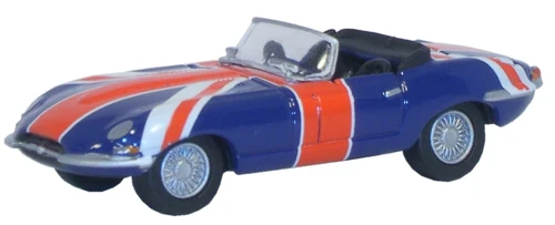 Oxford Diecast 76ETYP005  Jaguar E Type Union Flag