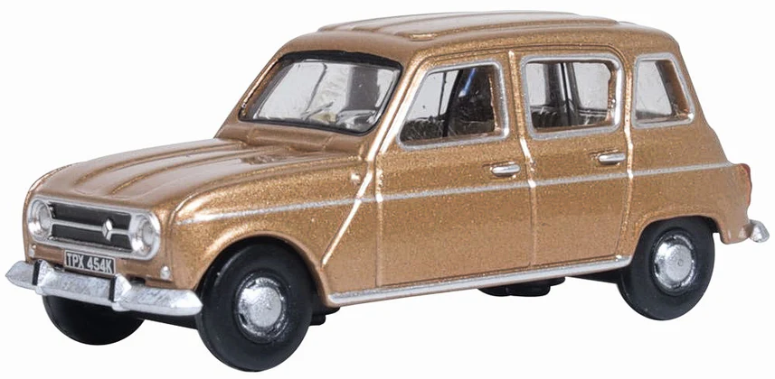 Oxford Diecast 76RN004  Renault 4 Marron Glace