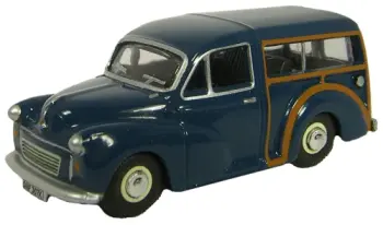 Oxford Diecast 76MMT002  Morris Traveller Blue