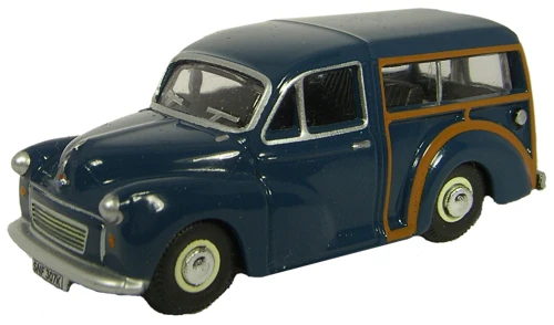 Oxford Diecast 76MMT002  Morris Traveller Blue