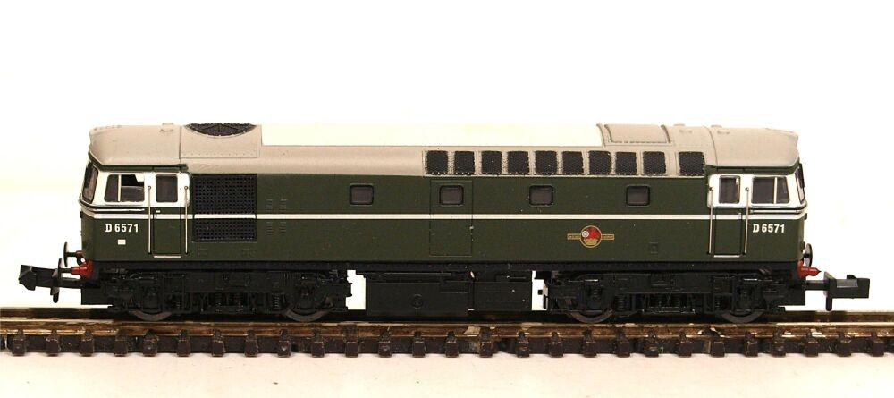 Dapol 2P-001-001  BR Class 33/0 green D6571 (N scale)