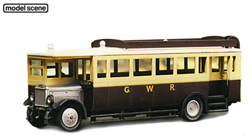 Model scene 5137  GWR Livery Maudslay Bus