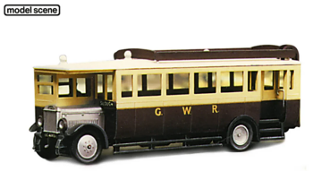 Model scene 5137  GWR Livery Maudslay Bus