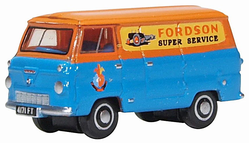 Oxford Diecast NFDE011  Ford 400E Van Fordson Tractors