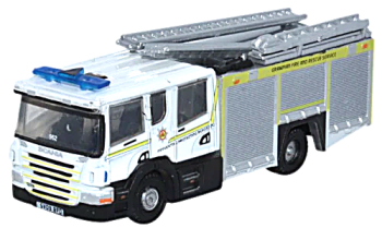 Oxford Diecast NSFE007  Scania Pump Ladder Surrey Fire & Rescue