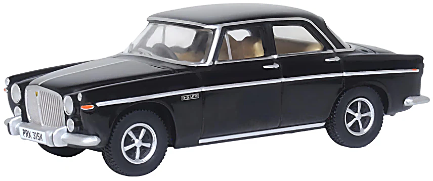 Oxford Diecast 76RP5002  Rover P5b Black (Wilson/Thatcher)