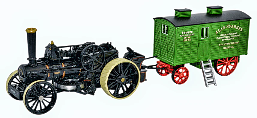 Oxford Diecast 76FBB002  Fowler BB1 Plough Engine No15222 Bristol Rover + L