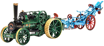 Oxford Diecast 76FBB005  Ploughing Engine 15334 Lady Caroline and Plough