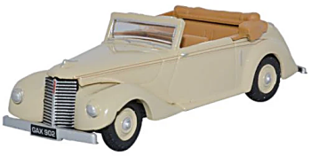 Oxford Diecast 76ASH001  Beige Armstrong Siddeley Hurricane Open