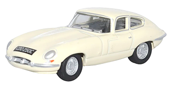 Oxford Diecast 76ETYP004  Jaguar E Type Ser 1 Coupe White