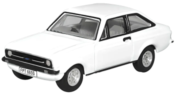 Oxford Diecast 76ESC003  Ford Escort MK2 Diamond White