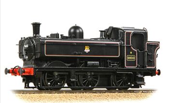 Bachmann 32-205B  GWR 8750 Pannier Tank 9600 BR Lined Black (Early Emblem)