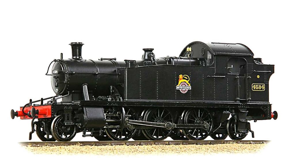 Bachmann 32-137B  GWR 4575 Prairie Tank 4584 BR Black (Early Emblem)