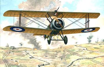 Roden ROD052  British Royal Air Force Sopwith T.F.1 Camel WWI Fighter Aircraft 1:72