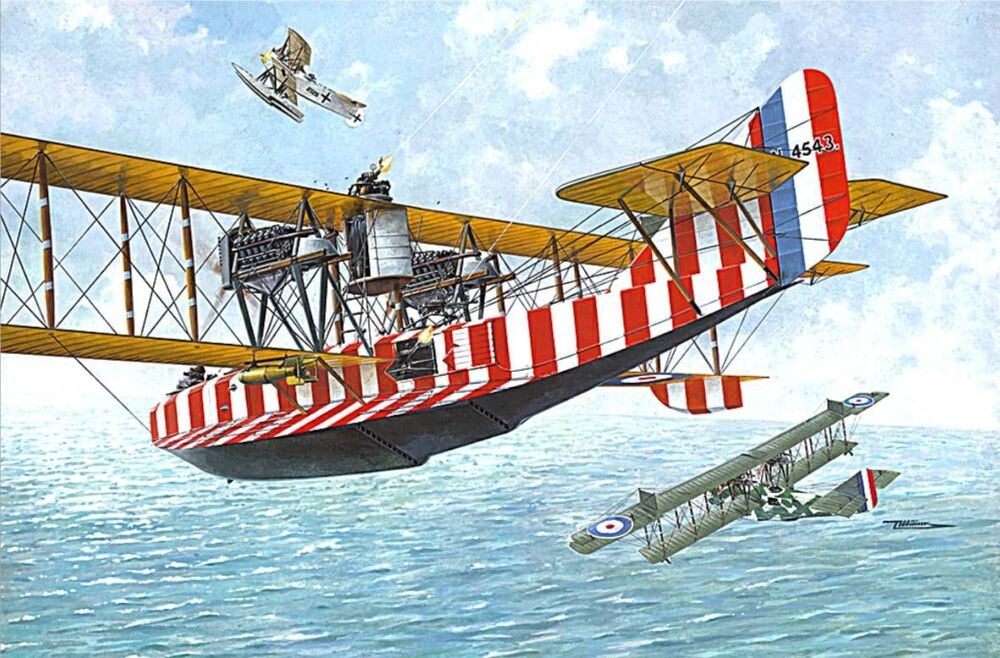 Roden ROD047  British Royal Air Force Felixstowe F.2A Flying Boat Aircraft 