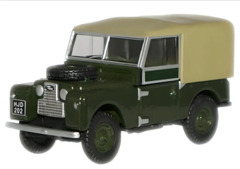Oxford Diecast 76LAN188009  Land Rover 88 Canvas Green Bronze