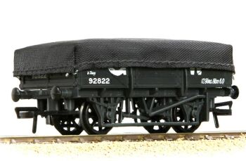 Bachmann 33-088C  5 Plank China Clay Wagon GWR Grey with Tarpaulin Cover