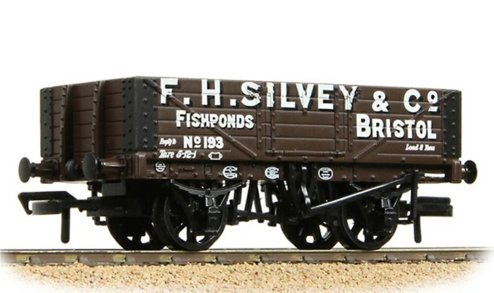 Bachmann 37-056B  5 Plank Wagon Wooden Floor 'F. H. Silvey & Co.' Brown