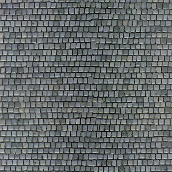Vollmer 46041  Cobblestone embossed card sheet HO/OO