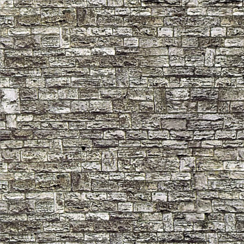 Vollmer 46035  Stone Wall embossed card sheet HO/OO