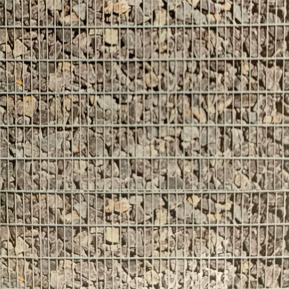 Vollmer 46057  Stone Gabions embossed card sheet HO/OO