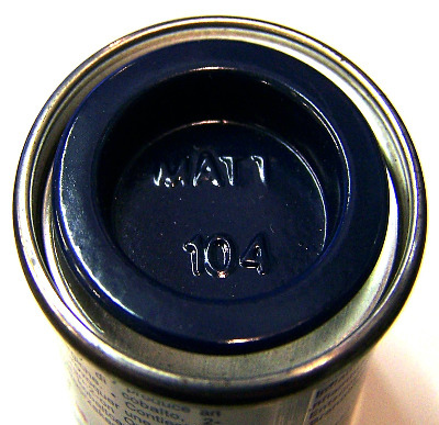 104  Humbrol (matt) Enamel    Oxford Blue  AA1153