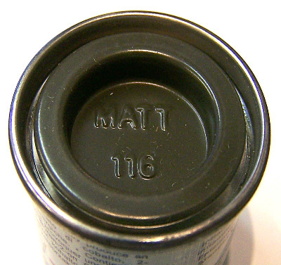 116  Humbrol (matt) Enamel   US Dark green AA1287
