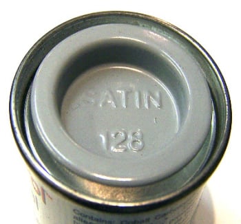 Humbrol 128  (Satin) Enamel    US Compass Grey  AA1417