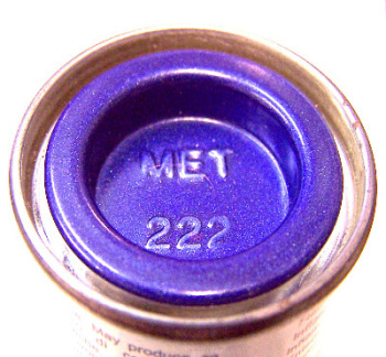 Humbrol 222  (Metallic) Enamel   Moonlight Blue AA7222