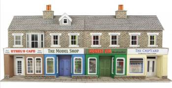 Metcalfe PO273  Low Relief shop front (stone)