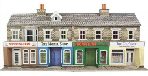 PO273 Low Relief shop front (stone)