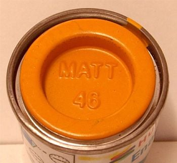 Humbrol 46  (matt) Enamel  Orange  AA1153