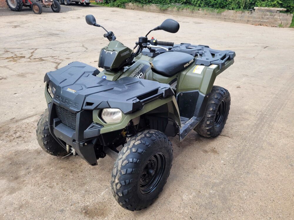 749: SOLD. Polaris Sportsman Forest 570 Quad Bike,  4wd, 2014, 9606 Miles, Towbar, Winch, Front Box, Road Legal. &pound; SOLD.