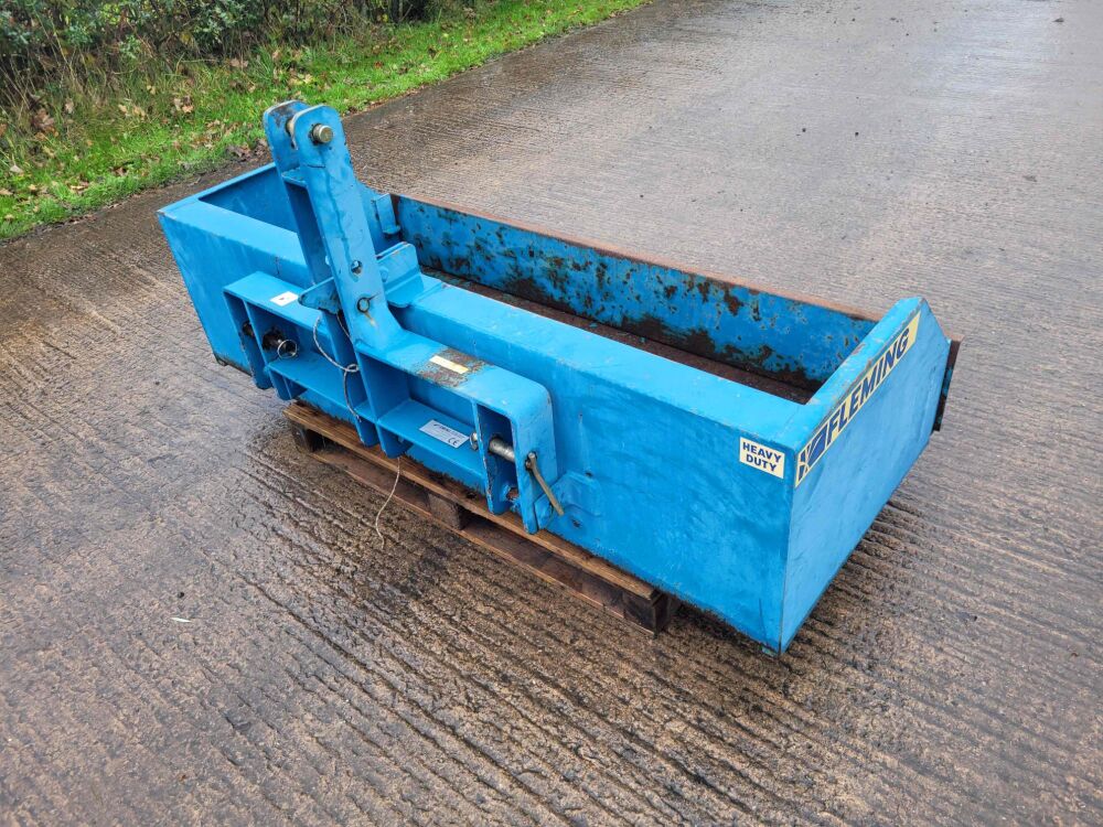 1780: Fleming Heavy Duty 6Ft Tipping Transport Box, Removable Tailgate,  Not Done A Lot Of Work £420 Plus Vat.