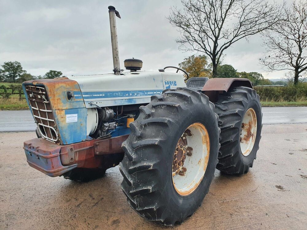 0126: County 1164 4wd Tractor, American Import, with County Serial Plate, Swinging Drawbar, Assistor Ram, Starts Runs Drives Well, £11,600 Plus VAT
