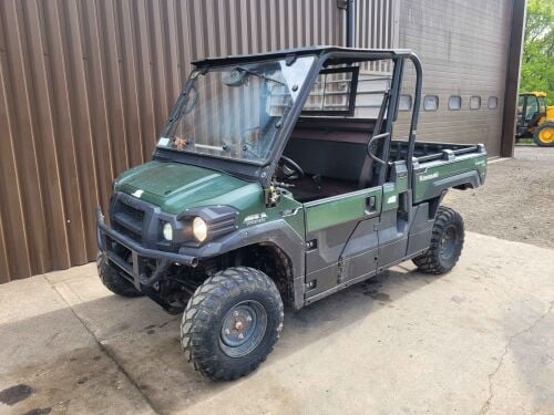 0170: Kawasaki Mule Pro DX 4wd UTV Mule, Road Registered 2017, Manual Tipping Body, 2978 Hours, £7,800 Plus Vat.
