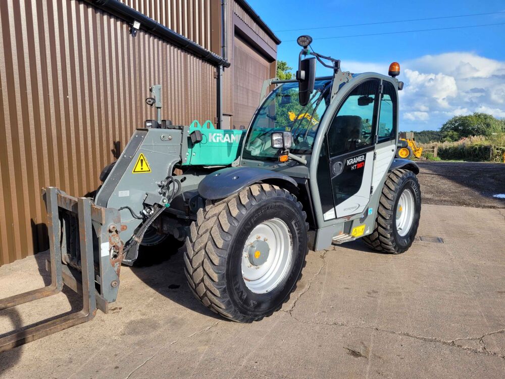 0200: Kramer 35.7  Reg 2020, Build Date 2019.  6034 Hours, 40kph.  Kramer Headstock, PUH, Air Con, Air Seat, Reversing Camera .  £38,000 Plus Vat