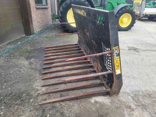 0980: JCB Ag 9ft Fork, Cone & Pin Brackets, Hardox Tines. £1,450 Plus Vat