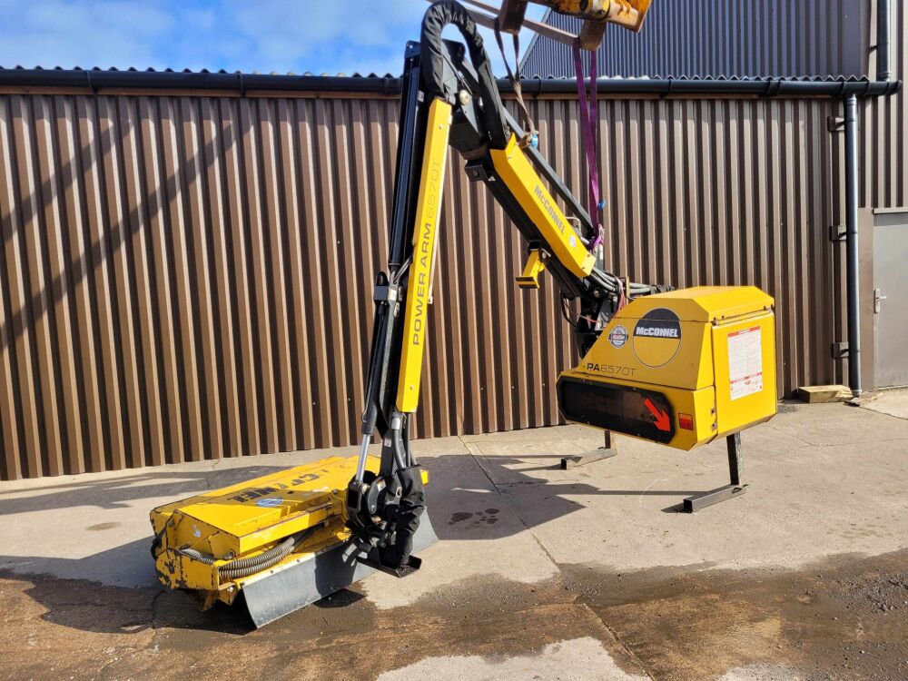 754: SOLD. McConnel PA 6570T  Linkage Mounted Telescopic Hedge Cutter, Year 2020, Proportional Controls,  &pound; SOLD