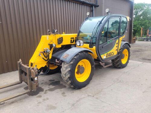 0200: Dieci Agri Farmer 32.6 Telehandler,  Year 2019, 8,838 Hours, Kubota Engine, Cone & Pin Headstock, PUH, Air Con, £22,000 Plus Vat.