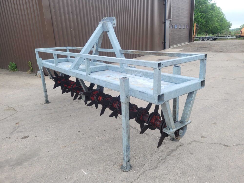 Galvanised 3 Metre Grass Slitter 3
